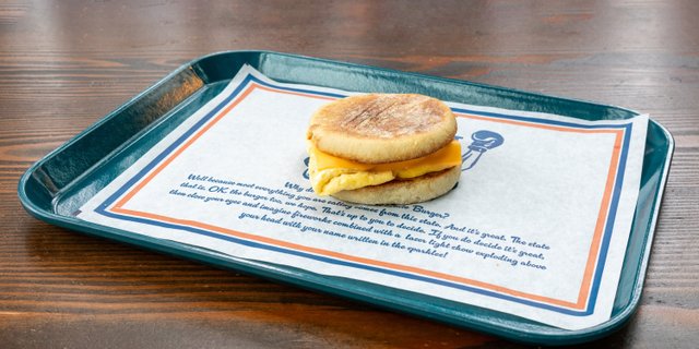 Egg & Cheese Breakfast Sandwich