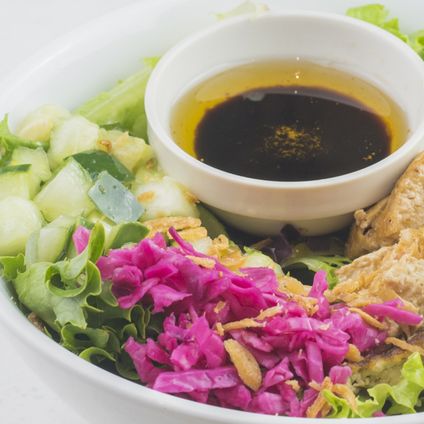 Shanghai Scallion Tofu Salad Bowl