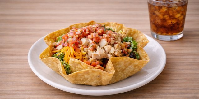Chicken Tostada Salad