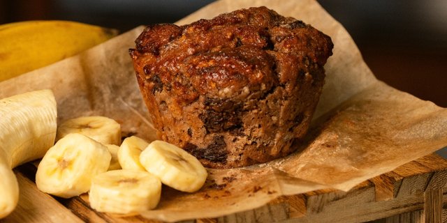 Banana Chocolate Protein Muffin
