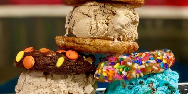 Coffee Time Ice Cream Cookie Sandwiches