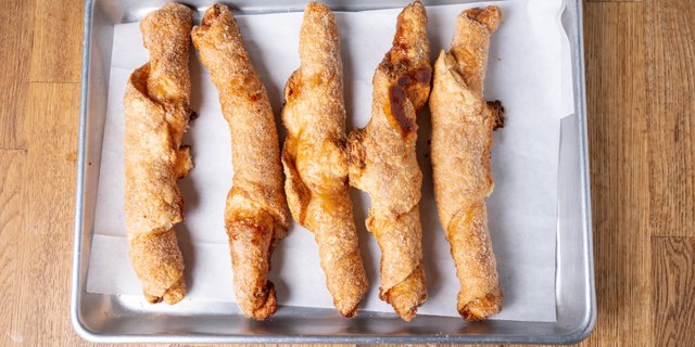Golden Pastries w/ Sweet Cream Cheese