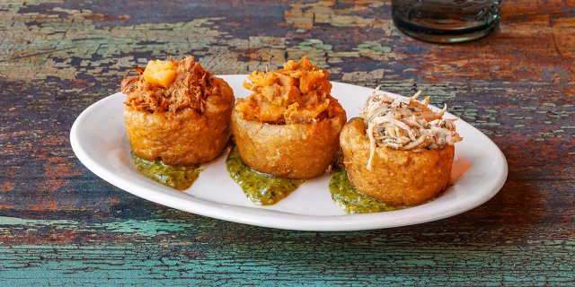 Tostones Rellenos Half Tray