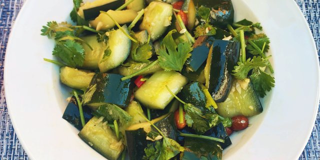 No. 26 Hot & Sour Cucumber Salad