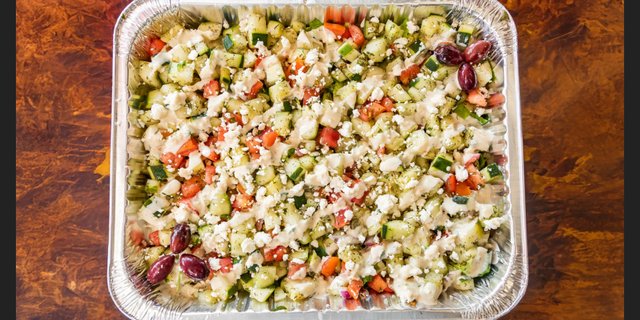 Cucumber Salad Tray