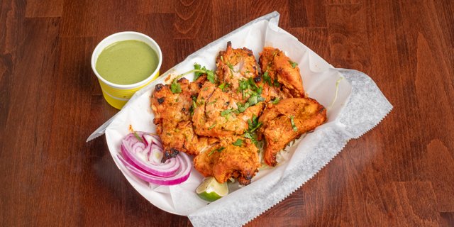 Chicken Tikka Kebab Platter