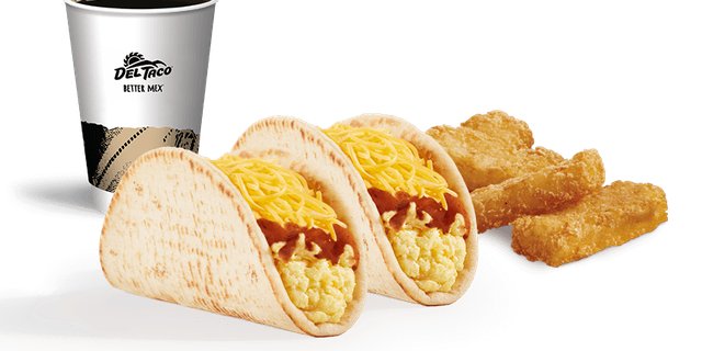 Egg & Cheese Big Fat Tacos Meal