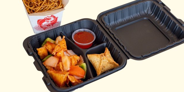 Sweet & Sour Tofu Tso Lunch Box