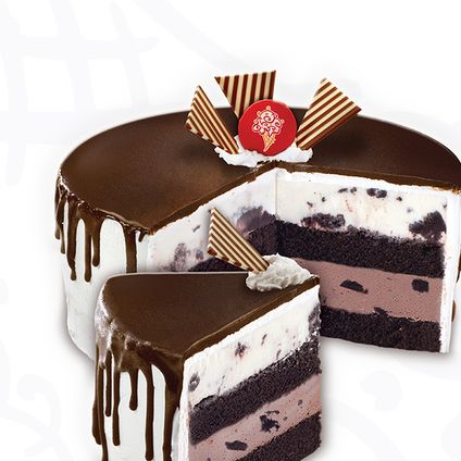 Tall, Dark & Delicious Ice Cream Cake