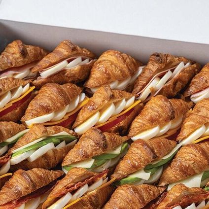 Mini Croissant Breakfast Sandwiches