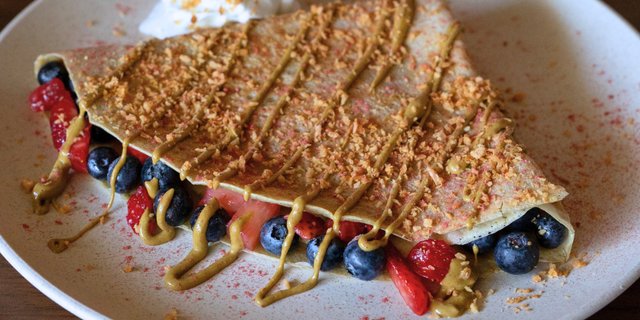 Pistachio Crepe