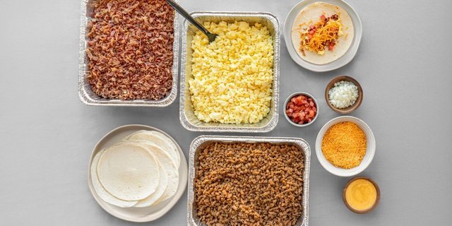Build-Your-Own Breakfast Taco Bar