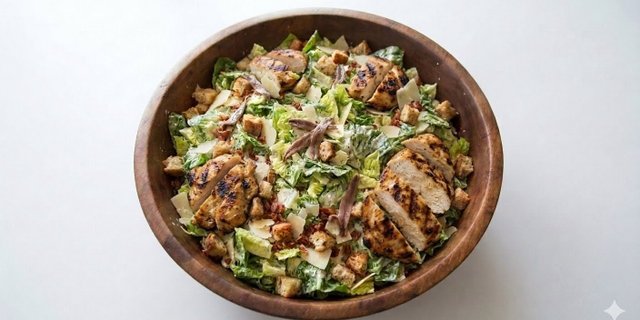 Caesar Salad w/ Chicken Tray