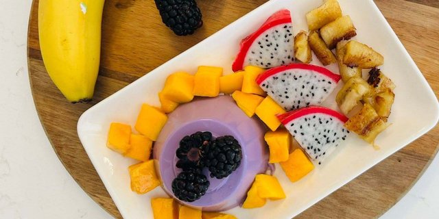 Ube Panna Cotta