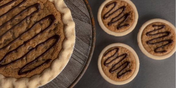 Chewy Chocolate Chip Pie