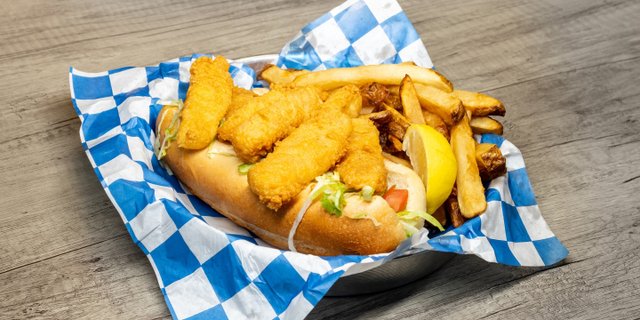 Crispy Cod Po'Boy