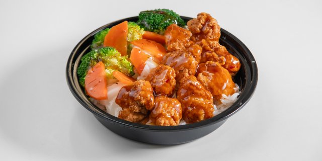 Orange Chicken Rice Bowl