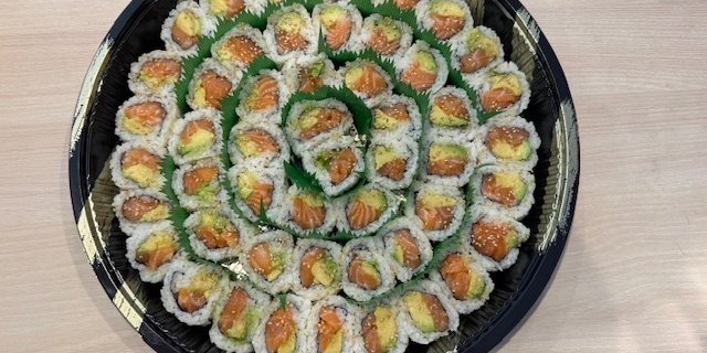 Salmon Avocado Roll Tray