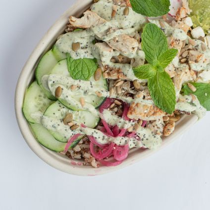 Individual Green Glow Bowl