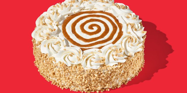 Cinnabon Swirl Ice Cream Cake