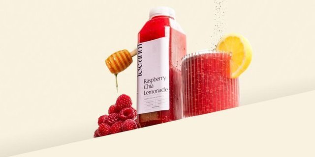 Organic Raspberry Chia Lemonade