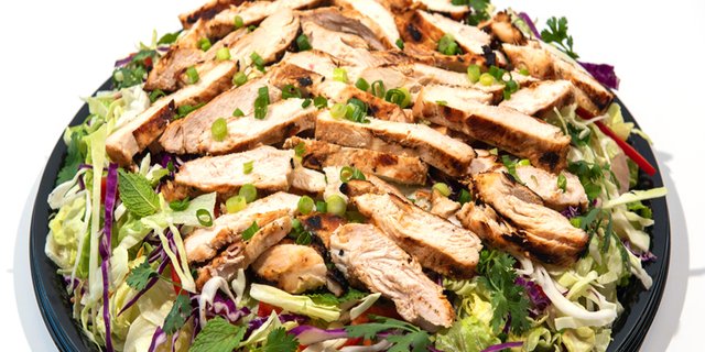 Chicken Asian Greens Salad Platter