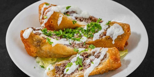 Beef Egg Rolls