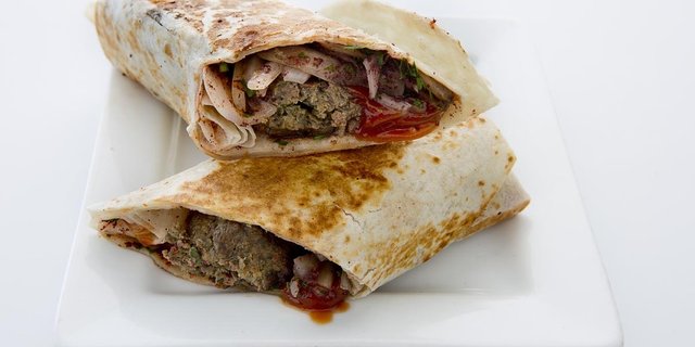Beef Kefta Kebab Sandwich