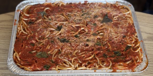 Pasta w/ Marinara Sauce Tray