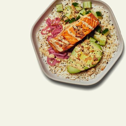 Miso Glazed Salmon Plate