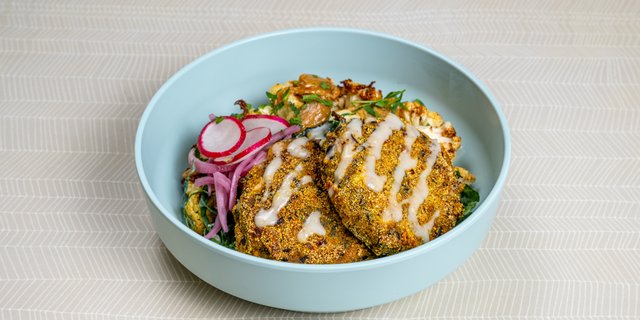 Black Bean & Corn Cakes Boxed Lunch