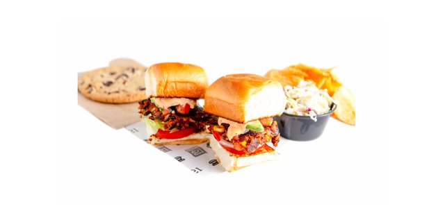 Black Bean Sliders Boxed Lunch