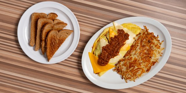Chili & Cheese Omelette
