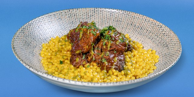 Harissa Brown Sugar Braised Beef