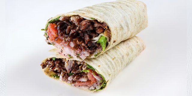 Beef Doner Kebab Pita Tray