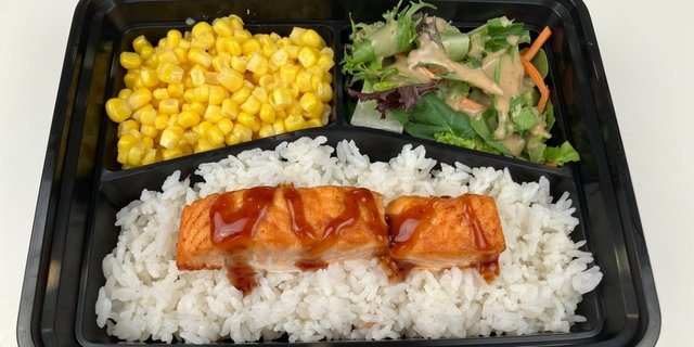 Broiled Salmon Teriyaki Meal