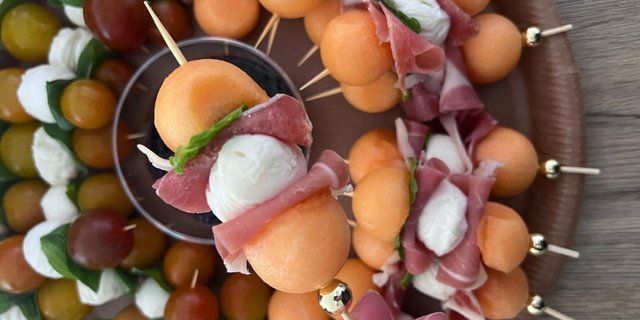 Melon Prosciutto Skewers