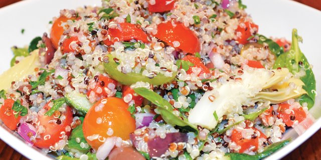 Individual Mediterranean Quinoa Bowl