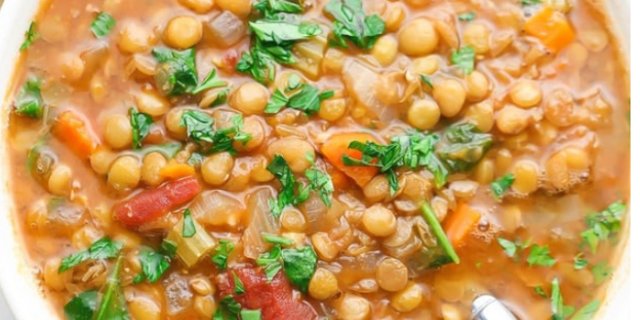 Vegan Lentil Veggies Soup