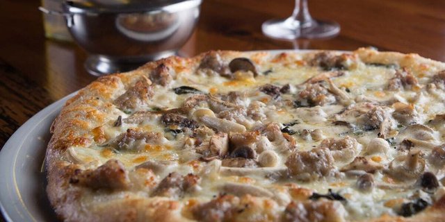 Sausage & Mushroom Pizza