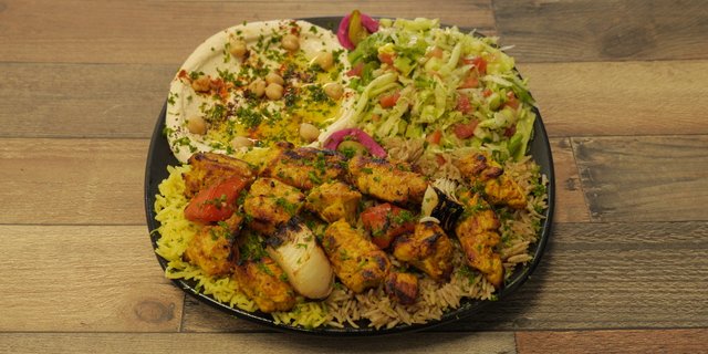 Chicken Kabob Plate