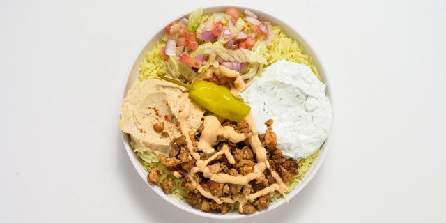 Build-Your-Own 1-Protein Basmati Rice Mediterranean Bowls