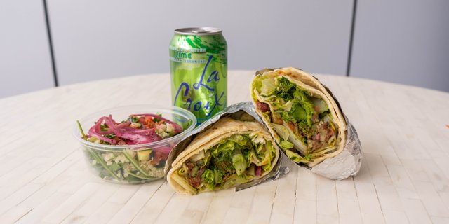 Falafel Pita Wrap Boxed Lunch
