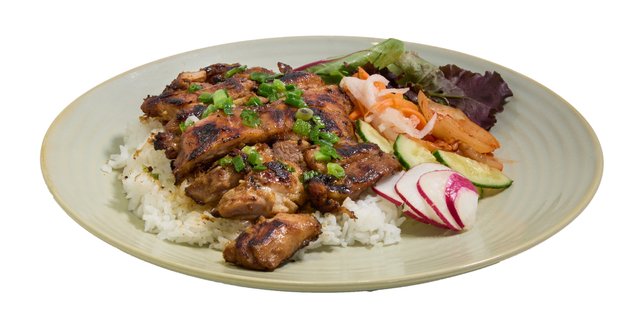 Grilled Chicken Rice Plate