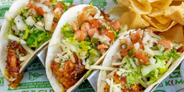 Korean Fried Chicken Taco Boxed Lunch