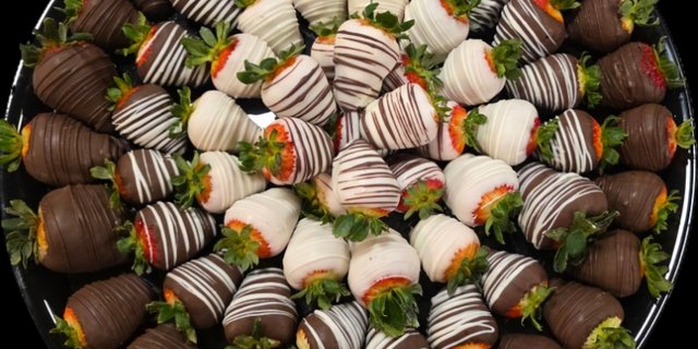 Chocolate Covered Strawberry Platter