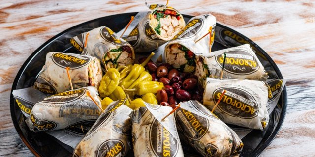 Chicken Olympia Wrap