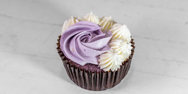 True Ube Cupcake