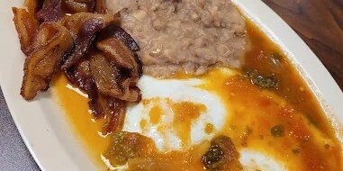Huevos Rancheros w/ Bacon