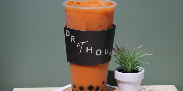Thai Milk Tea W/ Boba